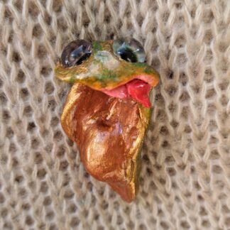 Брошь головастик