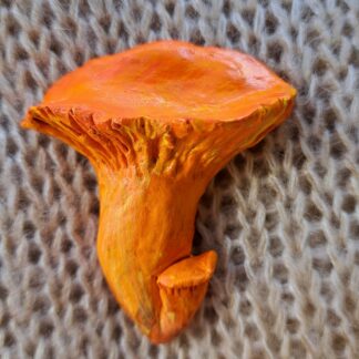 Брошь гриб лисичка 2