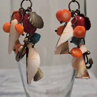 Серьги Коралловое море 2