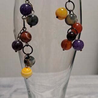 Серьги Карамель