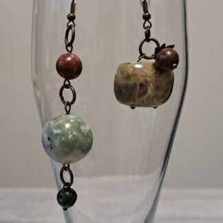 Серьги Теплая осень